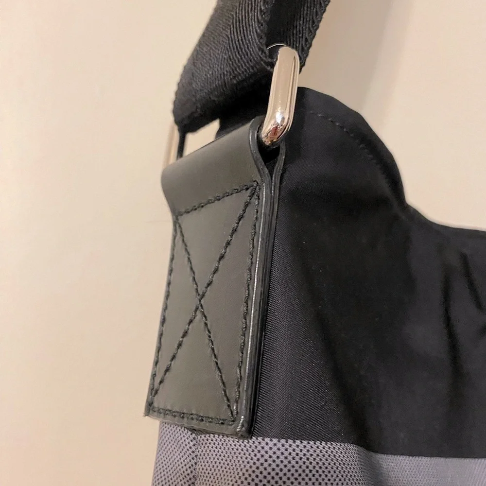 Gucci Unisex Crossbody Messenger Diamanté Nylon Shoulder Bag